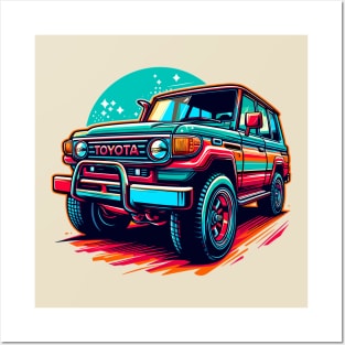 Toyota Land Cruiser Posters and Art